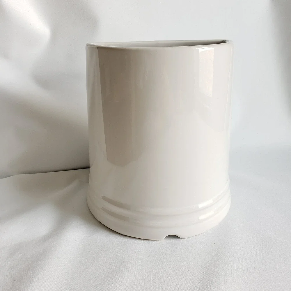 Dillards Southern Living Utensil Holder And Tablet Stand White Stoneware